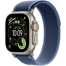  Apple Watch Ultra 3 2025 49mm  Natural Titanium Bright Blue Trail Loop M/L