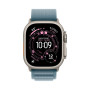 Apple Watch Ultra 3 2025 49mm  Natural Titanium Light Blue Alpine Loop M/L