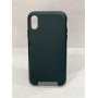 Чехол кожаный для Apple iPhone  XR  Leather Case ТЁМНО_ЗЕЛЁНЫЙ