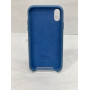 Чехол кожаный для Apple iPhone  XR  Leather Case ГОЛУБОЙ