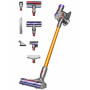Беспроводной пылесос Dyson V8 Absolute Silver/Yellow 6 насадок, вилка с переходником